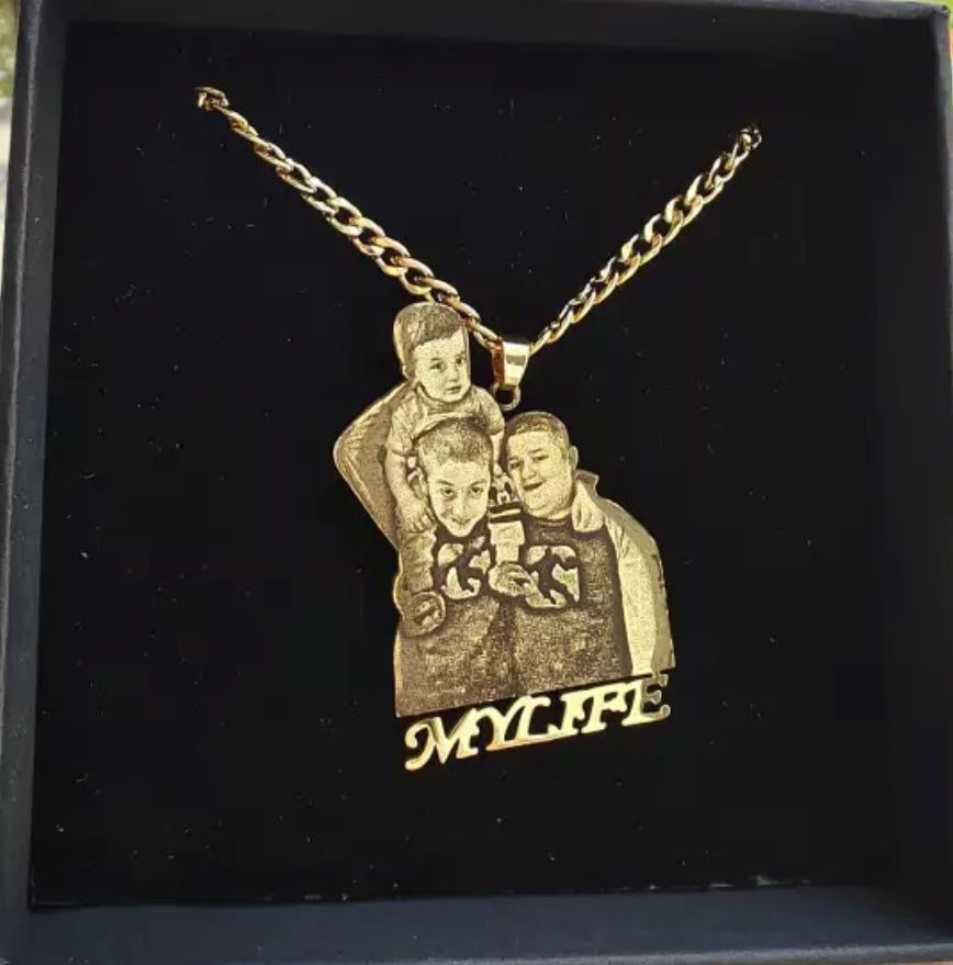 Photo custom necklace